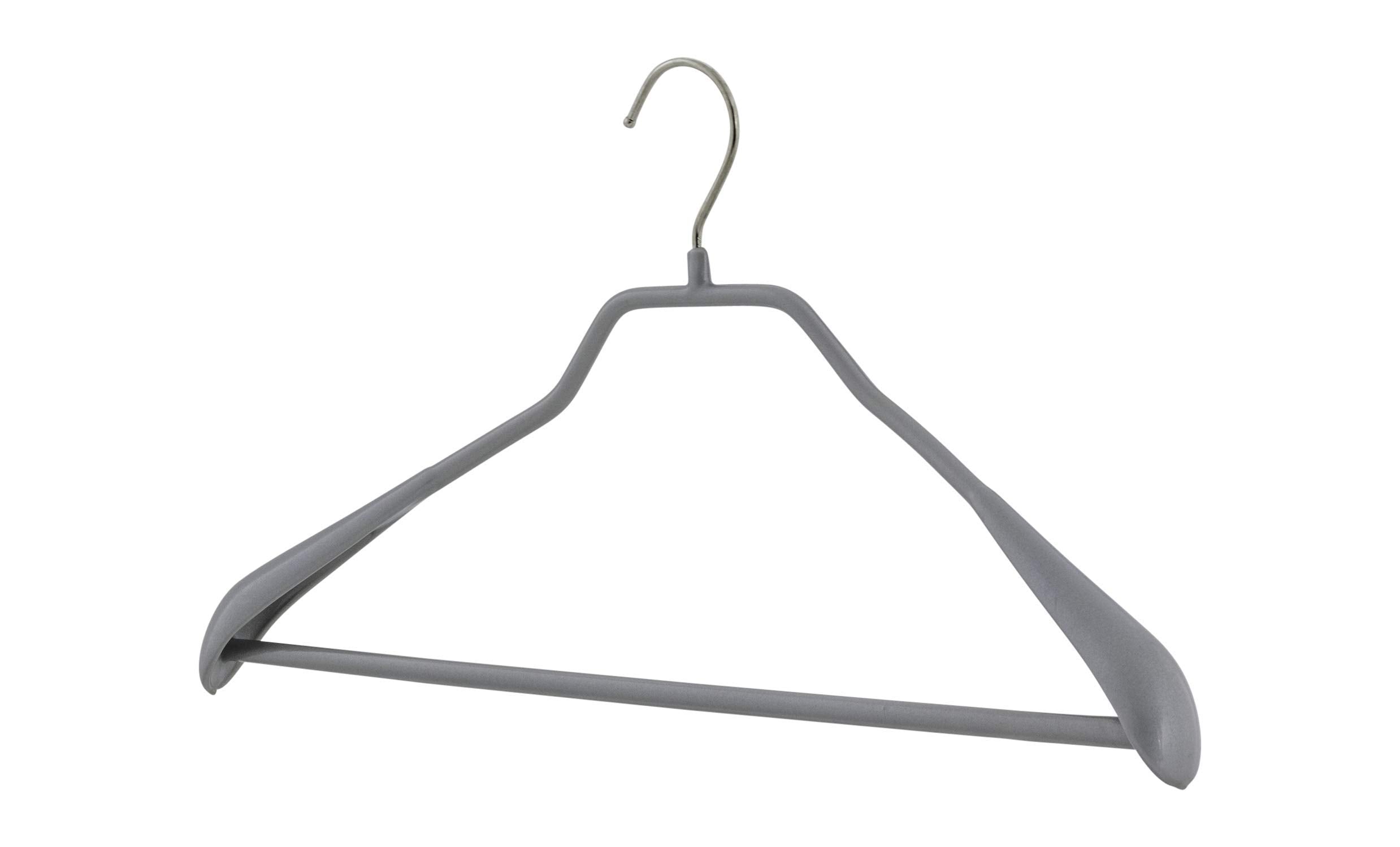 Mawa By Reston Lloyd Bodyform Series Non-Slip Space-Saving Clothes Hanger With Bar For Pants, 16 1/2'', Style 42/Ls, Set Of 5, S